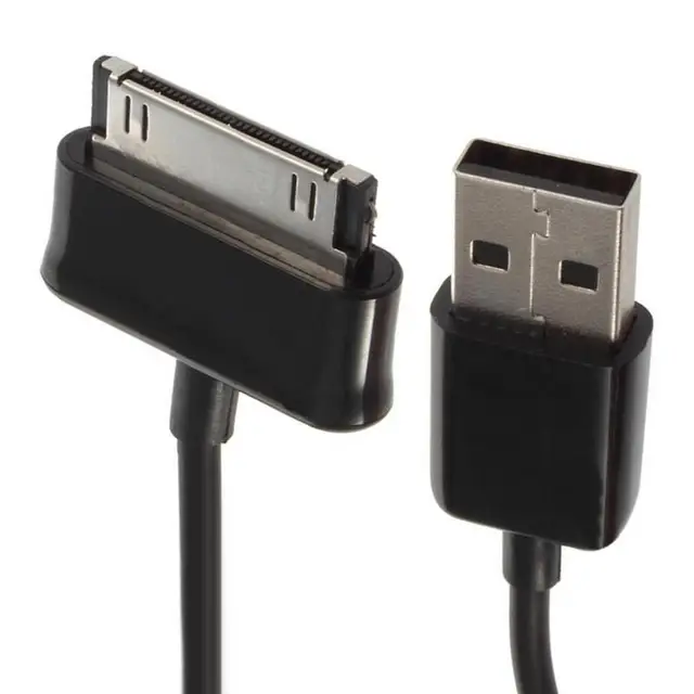 Пуркунандаи аслии сими маълумотҳои USB Sync БАРОИ Samsung Galaxy Tab Note 7 10.1 Таблет барои Samsung Galaxy Tab кабели USB 1