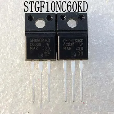 1 шт./лот STGF10NC60KD STGF10NC60 GF10NC60 10NC60 GF10NC60KD TO-220F | Электронные компоненты и
