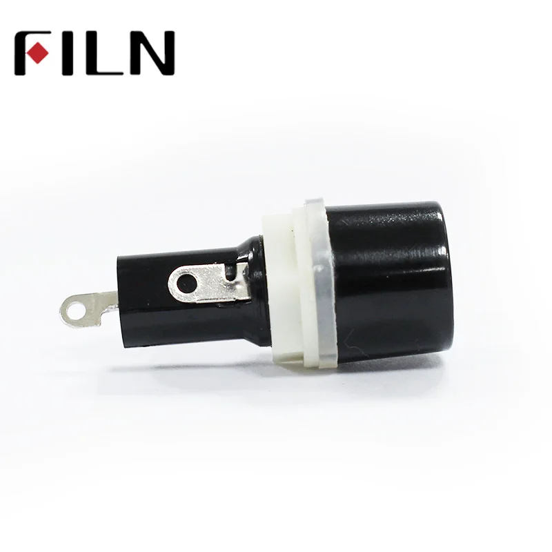 Round Cross Screw Type 520mm Glass Fuse Holder (4)