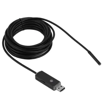 

1M/2M/5M/10M 2 In 1 Dual USB IP67 Waterproof Endoscope 5.5MM Lens Diameter USB Inspection LED Borescope For Andr