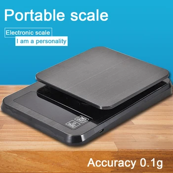 

Precision Electronic kitchen scale 5kg/0.1g LCD Digital Drip Coffee Scale with Timer weight Balance Household scale