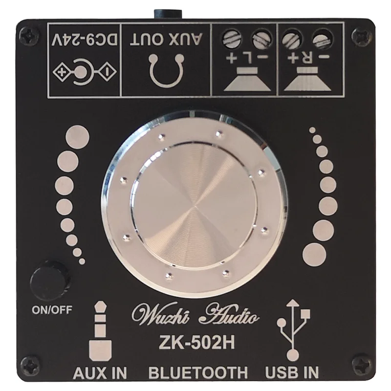 2*50 Вт Bluetooth 5 0 TPA3116D2 аудио усилитель мощности стерео 10 ~ 100 HiFi Класс D цифровая TPA3116 USB