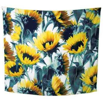 

Tapestry Sunflowers Forever Tapestry Wall Hanging-Light-Weight Polyester Wall and Home Decor Colorful Country Style Hanging Curt