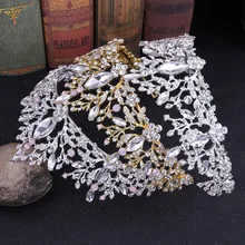 H1196 розовая Хрустальная корона Принцесса Корона на день рождения подарок головной убор Корона для невесты Аксессуары