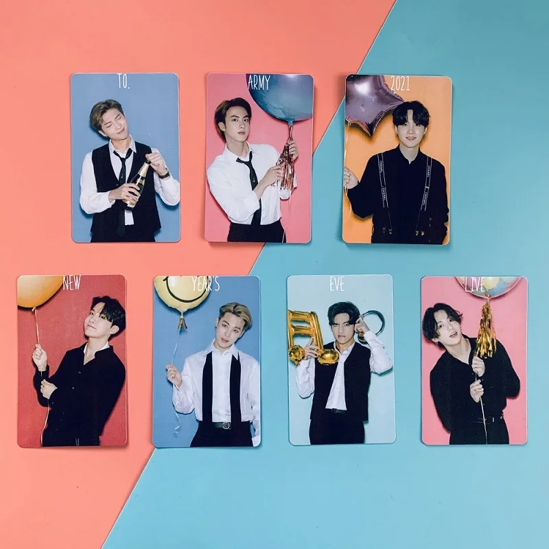 KPOP Bangtan Boys TO ARMY 2021 EVE LIVE Photo Card случайная Фотокарта почтовые открытки Polaroid Самые