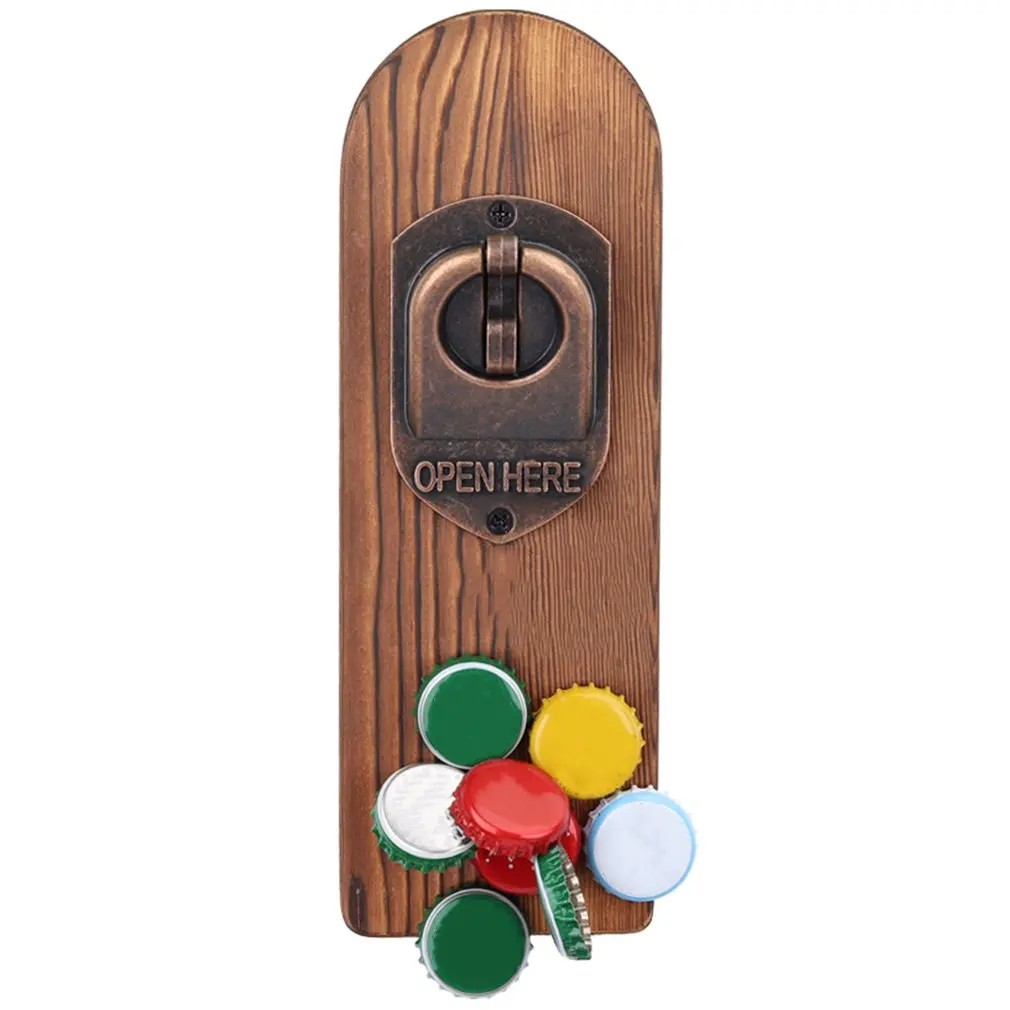 Magnetic Seamless Bottle Opener Gifts For Men Father's Day Gift Wall Mounted Unique Beer Christmas Cool Gadgets | Дом и сад