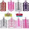 20 Pcs Barbies Furniture Hangers Doll Accessories,Bowknots/Heart-Shaped Finishing Tools,For Barbies Ken Doll,Clothes Accessories 1