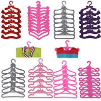 20 Pcs Barbies Furniture Hangers Doll Accessories,Bowknots/Heart-Shaped Finishing Tools,For Barbies Ken Doll,Clothes Accessories 1