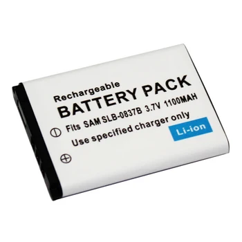 

1100mAh SLB-0837B SLB0837B Camera Battery for Samsung Digimax I6 PMP L50 L60 L80 i70 i70S L700 L700S L73 NV3 NV5 Backup Bateria