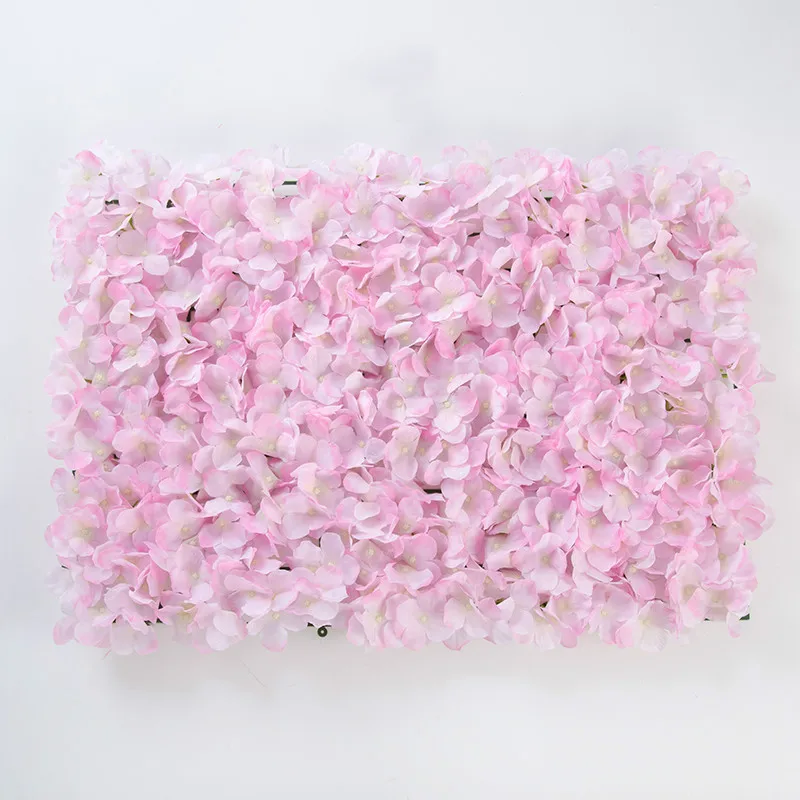 pink 1 Artificial flower wall background wall fake flower artificial plant wall wedding artificial plant wall custom hotel photography - Цвет: pink 1