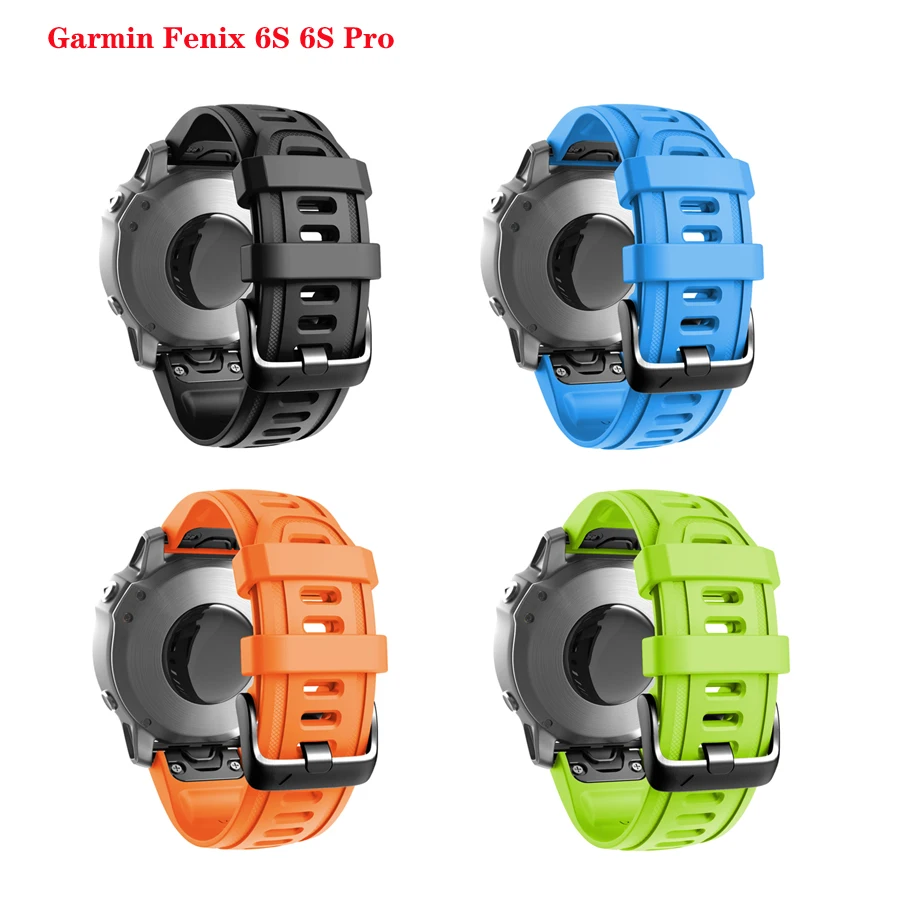 JKER 26 22 мм силиконовый быстросъемный ремешок для часов Garmin Fenix 6X Pro Watch Easyfit ремешок для наручных часов Fenix 6 Pro