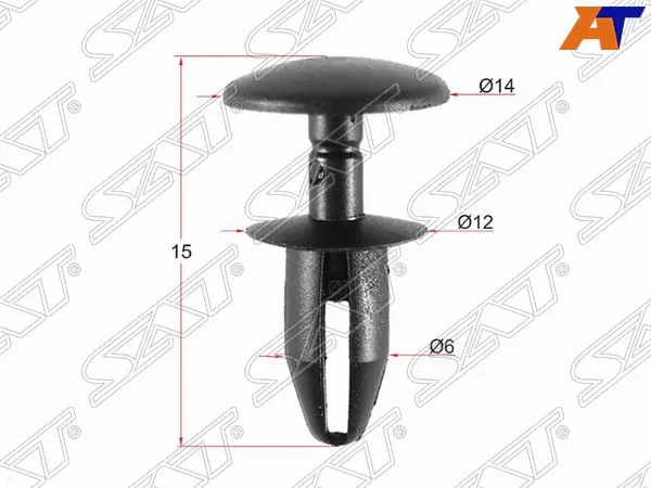 Clip protection bumper GM/Daewoo (1 PCs) Sat st-m10959 clips for auto cars accessories | Автомобили и мотоциклы