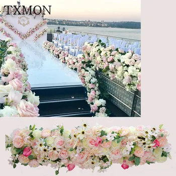 

Wedding arrangement shooting props artificial flower flower row T stage wedding ceremony arches flower decoration