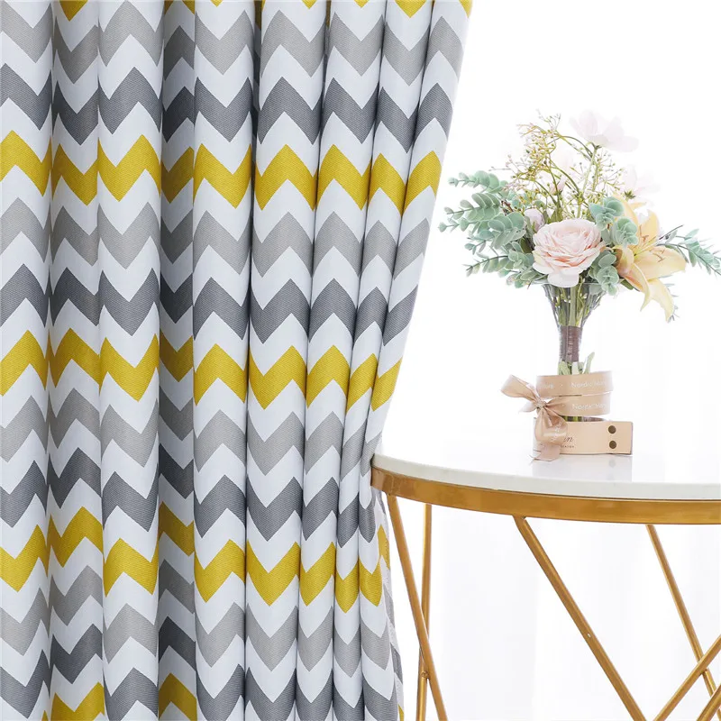 Geometric Printed Curtains