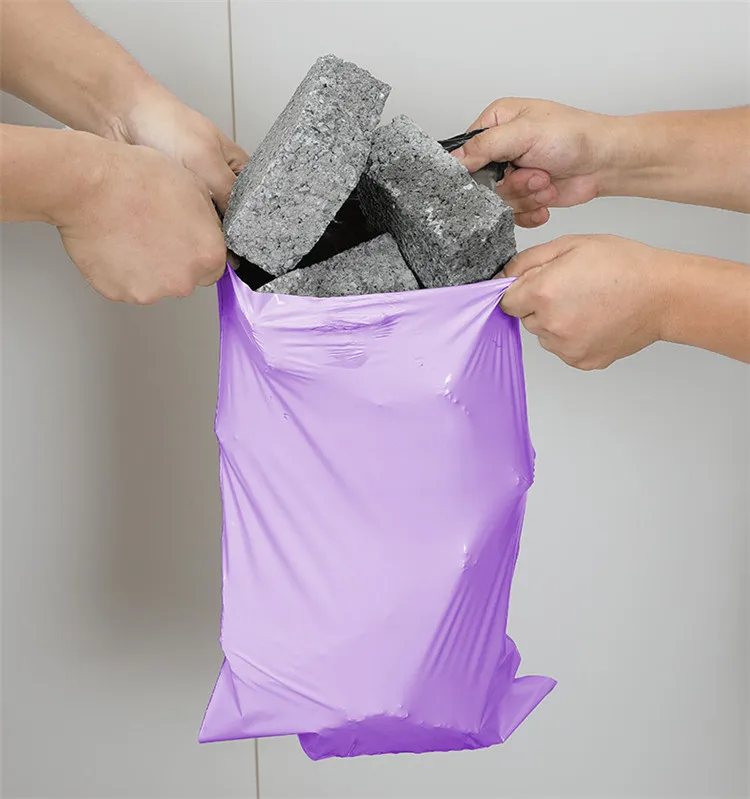 Light Purple Poly Mailer Adhesive Envelope Bag DIY Garment Plastic