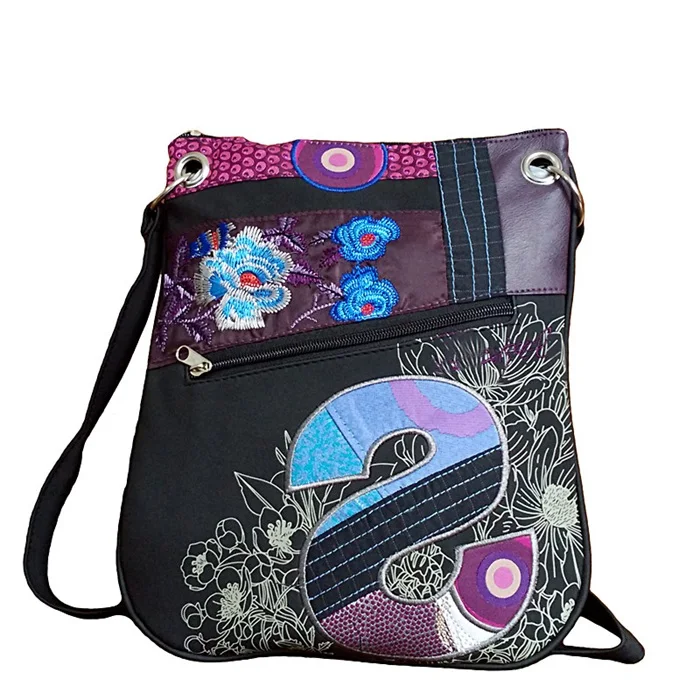 Модная брендовая испанская сумка, винтажная Холщовая Сумка через плечо, женская сумка через плечо, сумка-мессенджер - Цвет: 025