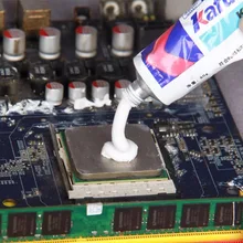 Kafuter 80 г K-5204K светодиодный Теплопроводящий силиконовый cpu клей Быстросохнущий тепловой кремнезем излечиваемый коэффициент 1,6