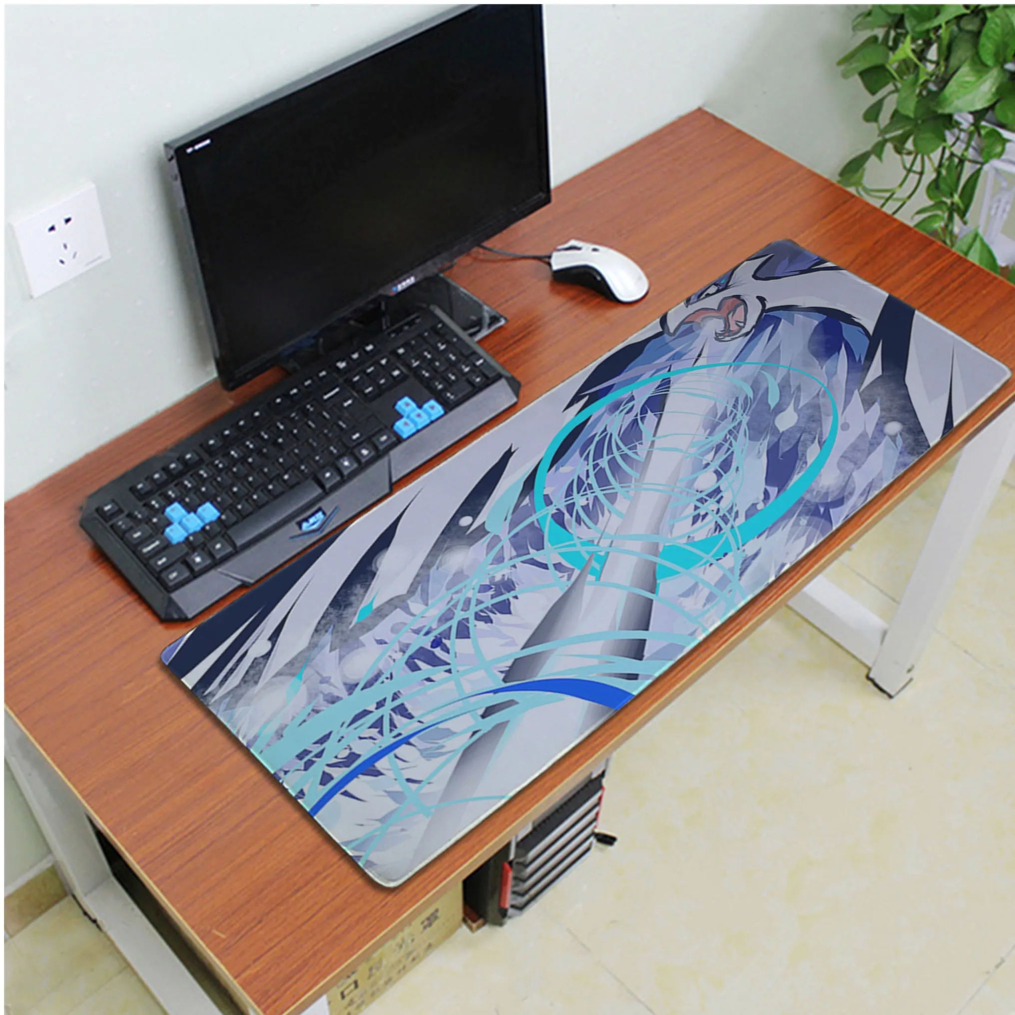 Lock Edge 40X90cm MaiYaCa красивые аниме Pokemons геймерская игра коврики резиновый коврик для компьютерной мыши ПК игровой коврик для мыши - Цвет: Lock Edge 40X90cm