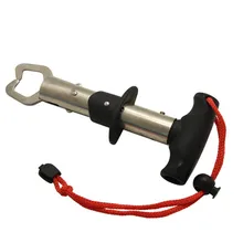 Т-образное приспособление для управления рыбным зажимом из нержавеющей стали, рыболовный держатель для губ, захватные плоскогубцы с весовой шкалой, инструмент линейки