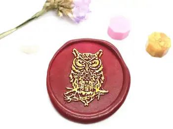 

Wax Seal Stamp　Owl Metal Stamp