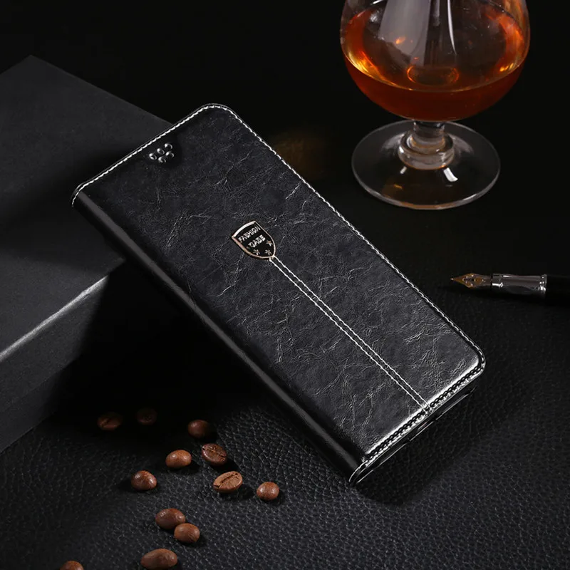 Black DOREXLON кожаный чехол для телефона для samsung Galaxy A3 A5 A7 J3 J5 J7 J2 Prime A8 A6 S9 S10 плюс Чехол-портмоне с откидной крышкой чехол - Цвет: Black