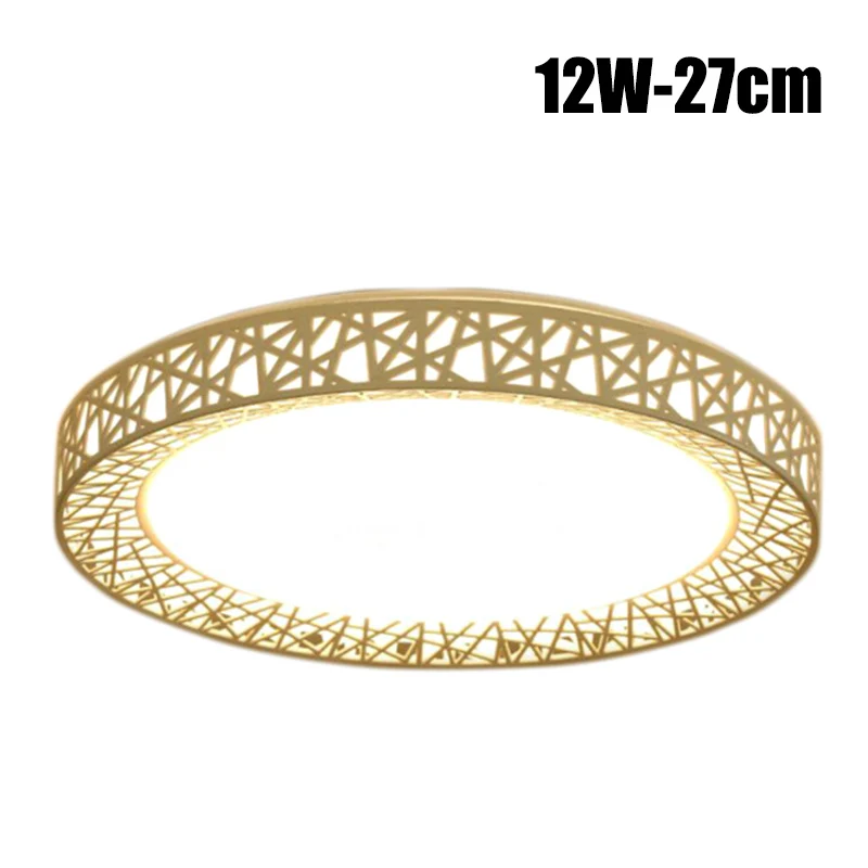 12W 27cm Современный светодиодный потолочный светильник 12/24/36W Затемнения люстра Светодиодный светильник пульт дистанционного управления приспособление для дома гостиной Спальня светильник ing на рост от 80 до 240V - Цвет корпуса: 12W 27cm