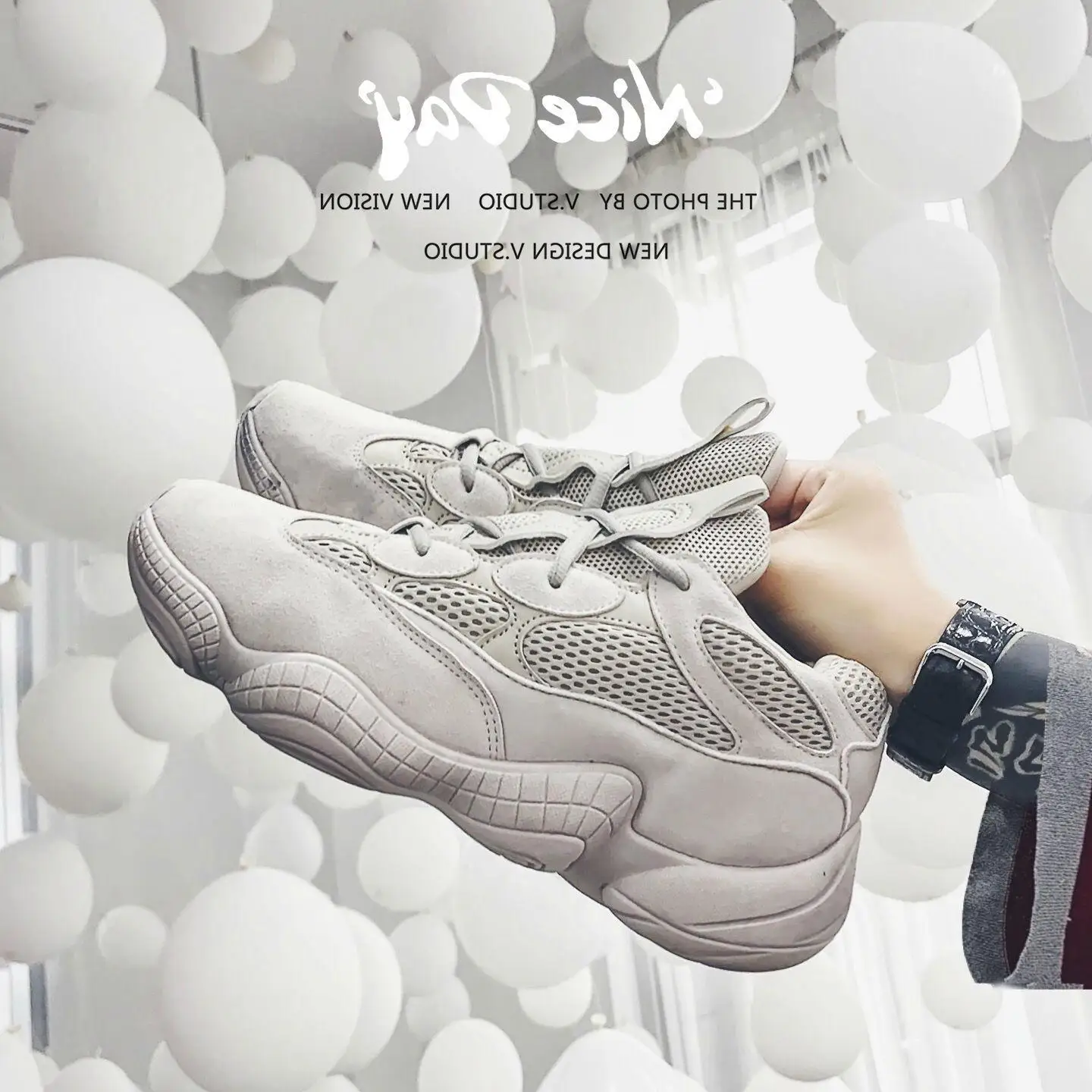 

2019 Spring Men Athletic Shoes Fashion Casual Running Shoes 500 Trendy Shoes Korean-style MEN'S SHOES