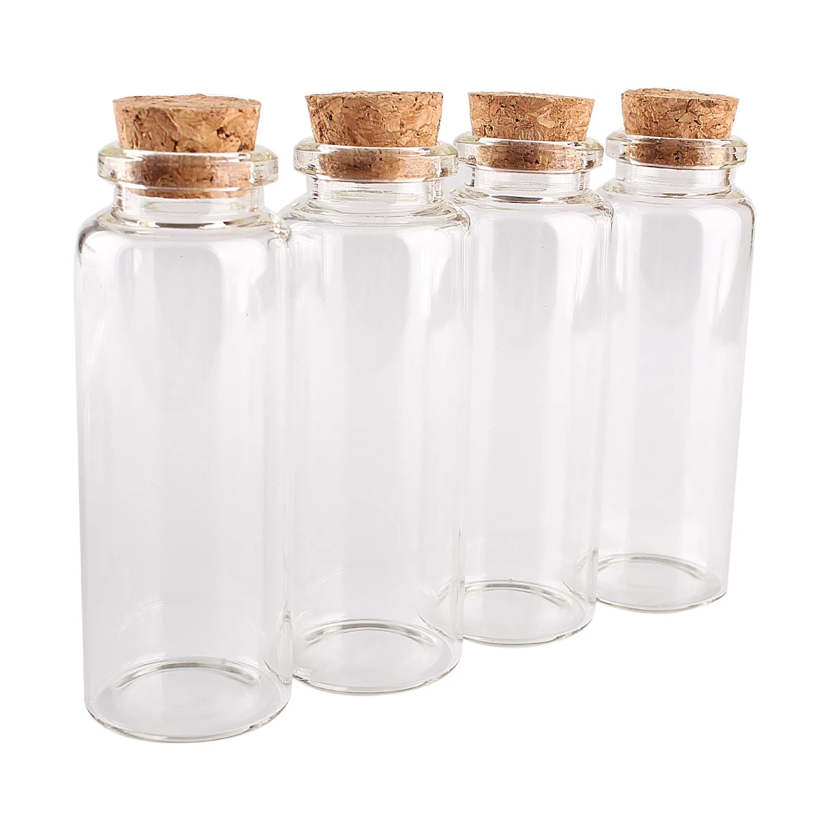 5pcs 40ml 30*80mm Message Bottles Glass bottle with Cork Lids Potion bottles Glass Jars Glass vessels Spice Jars for Art Craft 4
