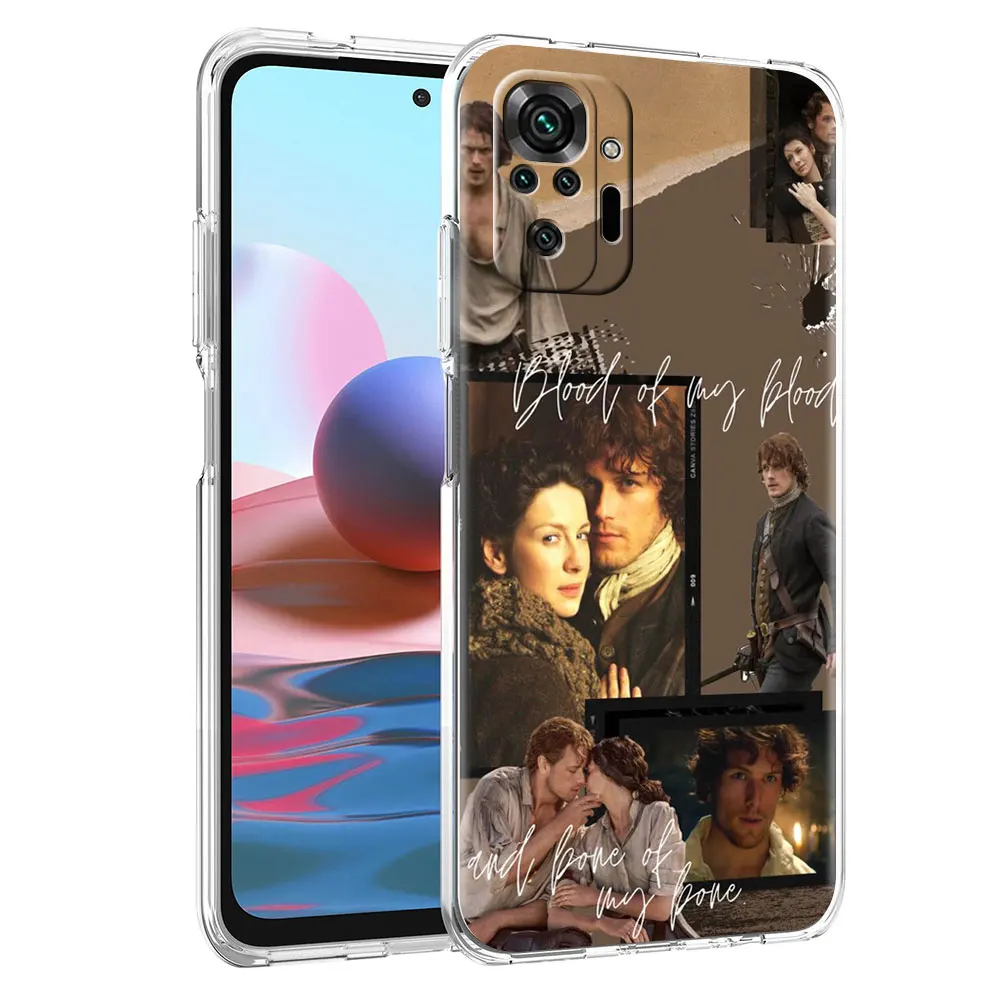 Transparent Case for Xiaomi Redmi Note 9S 9 8 Pro 10S 10 5G 8T 9T 7 9C Clear Ultrathin Soft Smartphone Cover OUTLANDER TV Series