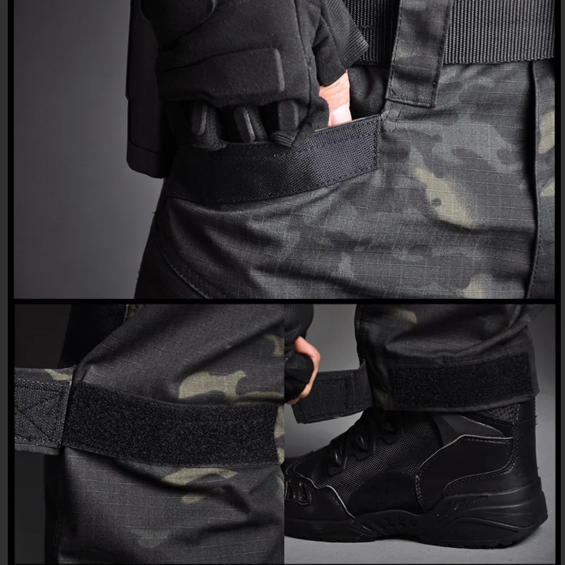 Men Tactical Combat Pants for Hunting and Outdoor