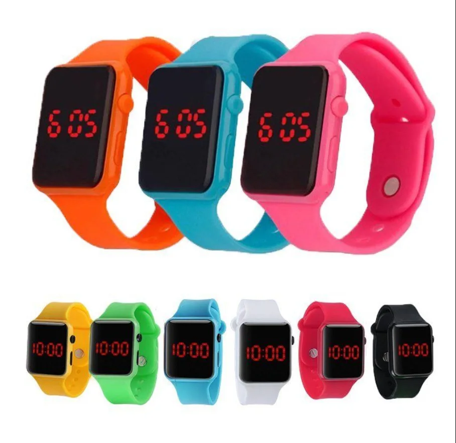 

Electronic Digital Kids//boy/girl SILICONE SPORT LED