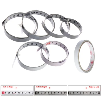 

Miter Track Tape Measure Self Adhesive Metric Stainless Steel Scale Ruler 1M-2M For T-track Router Table Saw Woodworking Tool