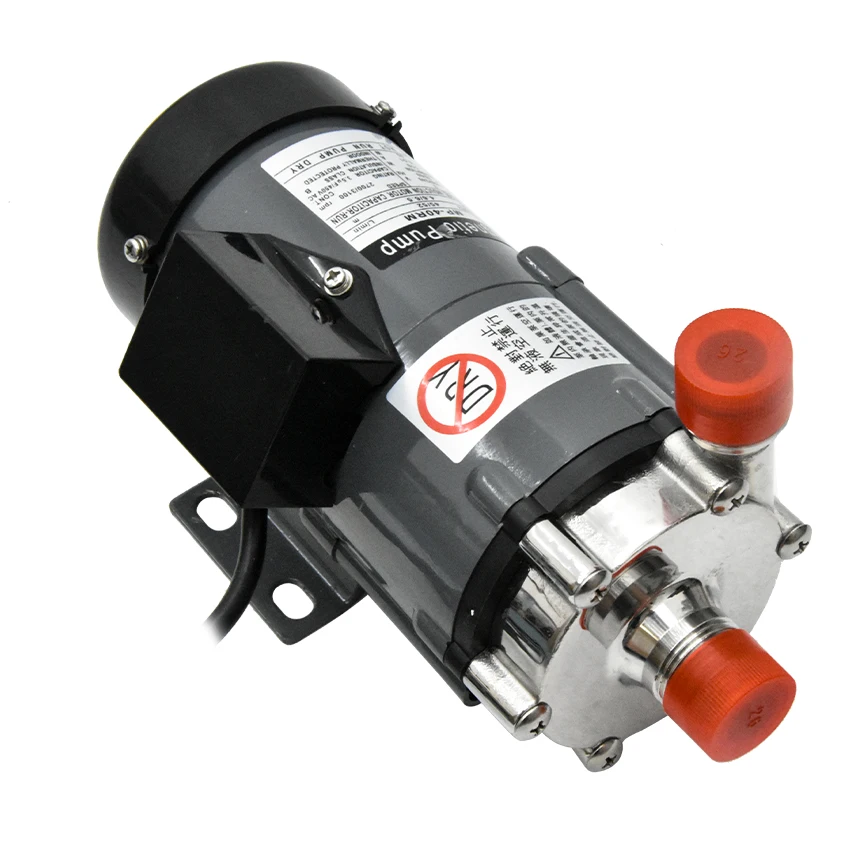 Mini Magnetic drive circulating pump MP-40RM Stainless Steel head Large flow Water Pump Acid and alkali resistant, No leakage