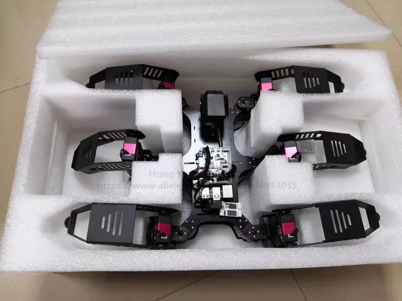 Малиновый пирог 4B/3B+ DIY обновление шестиногий робот-паук SpiderPi/Программируемый OpenCV умный визуальный wifi