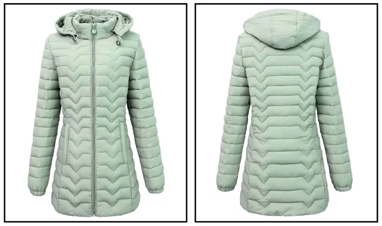Женское зимнее теплое пальто с капюшоном, тонкий плюс размер 6XL, яркие цвета, базовые куртки с хлопковой подкладкой, Женская мода средней длины