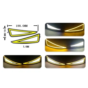 

Accessories Daytime Running Lights Universal DRL LED Driving Turn Signal