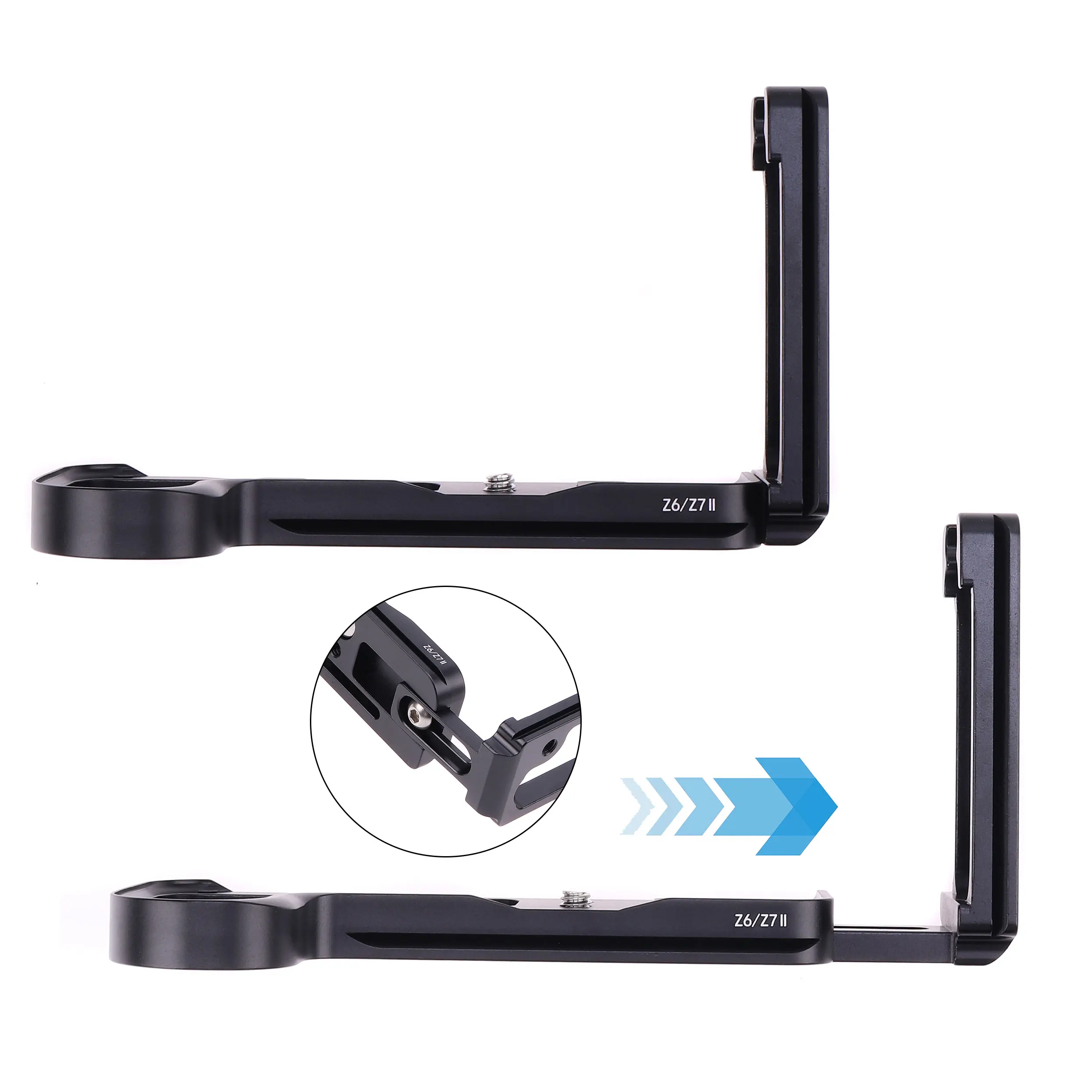 FOTGA Aluminum QR Quick Release Plate L Bracket Holder Hand Grip for Nikon Z6 Z7 Z6II Z7II camera accessories camera bracket camera mount bracket