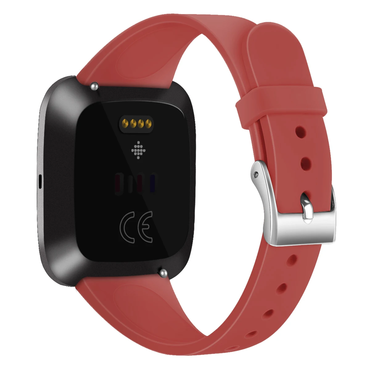 Для Fitbit Versa 2/Versa Lite мягкий силиконовый водонепроницаемый чистый цвет не токсичный сменный ремешок для часов выдвижной