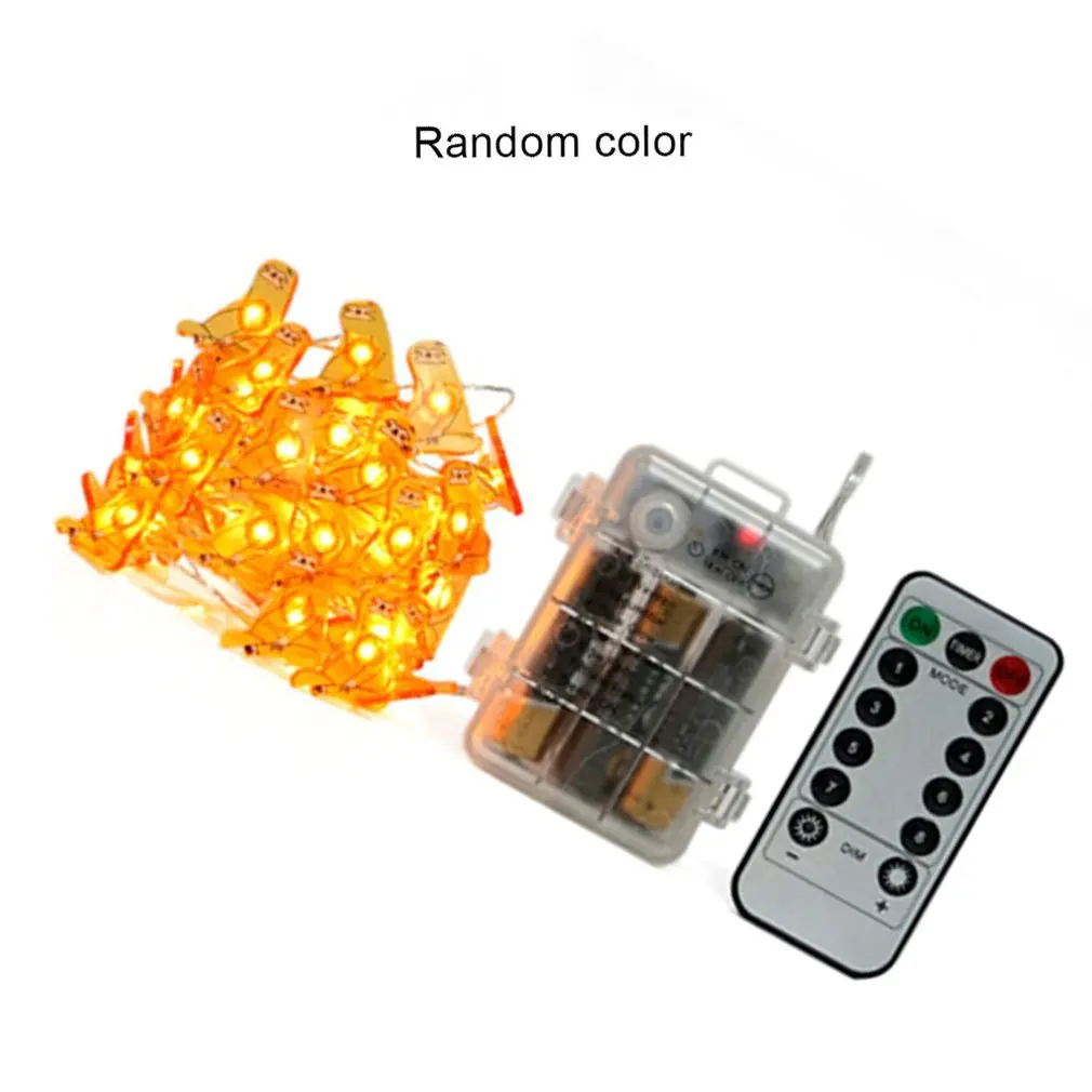 3Aa Waterproof Battery Box Music Sound Control 5 M 50 Light Remote Control Led Music Copper Light String Christmas