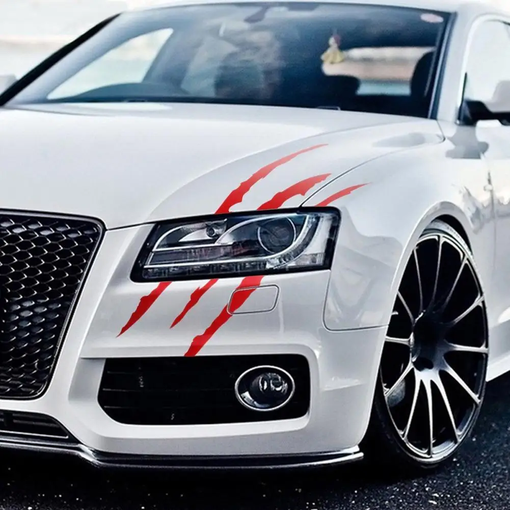 

Auto Car Sticker Reflective Monster Claw Scratch Stripe Marks Headlight Decal