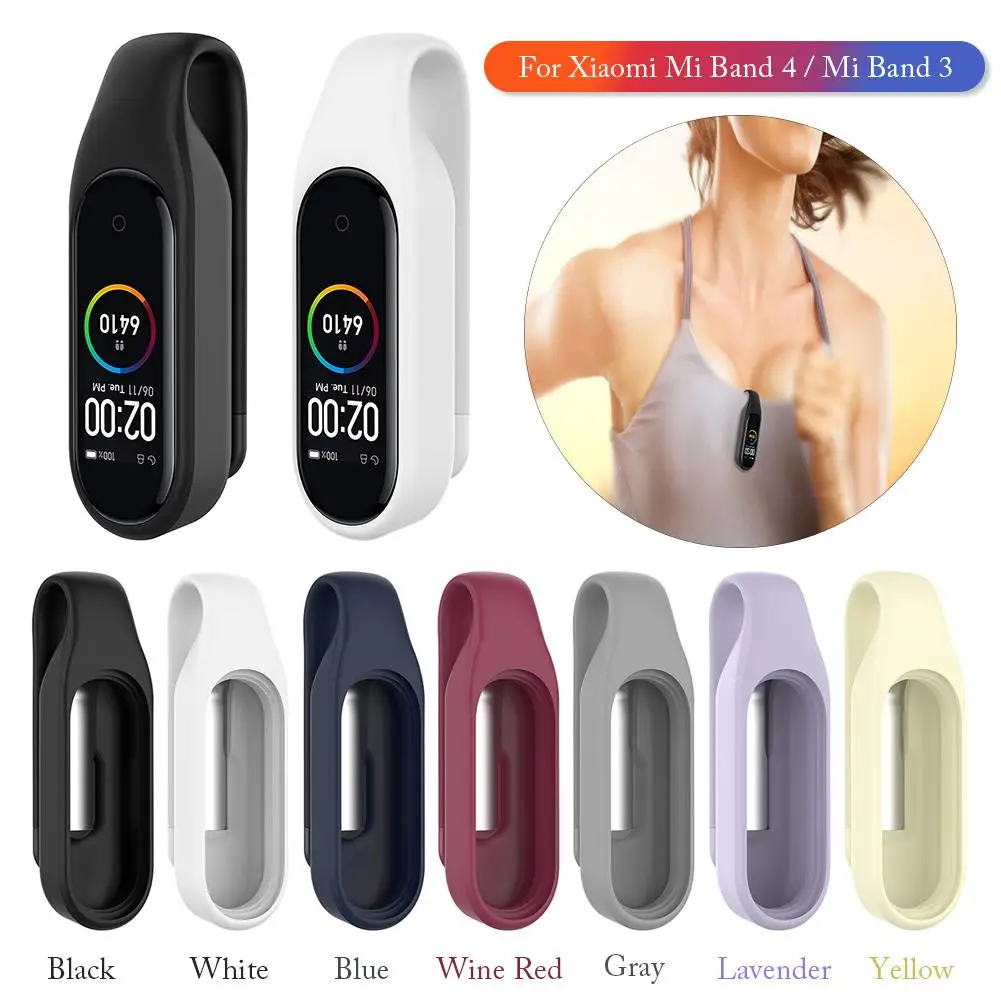 

Replacement Silicon Strap Clasp Clip for Xiaomi Mi Band 4 Band 3 Smart Watch Bracelet Anti-lost Protective Shell Sport Hook Clip