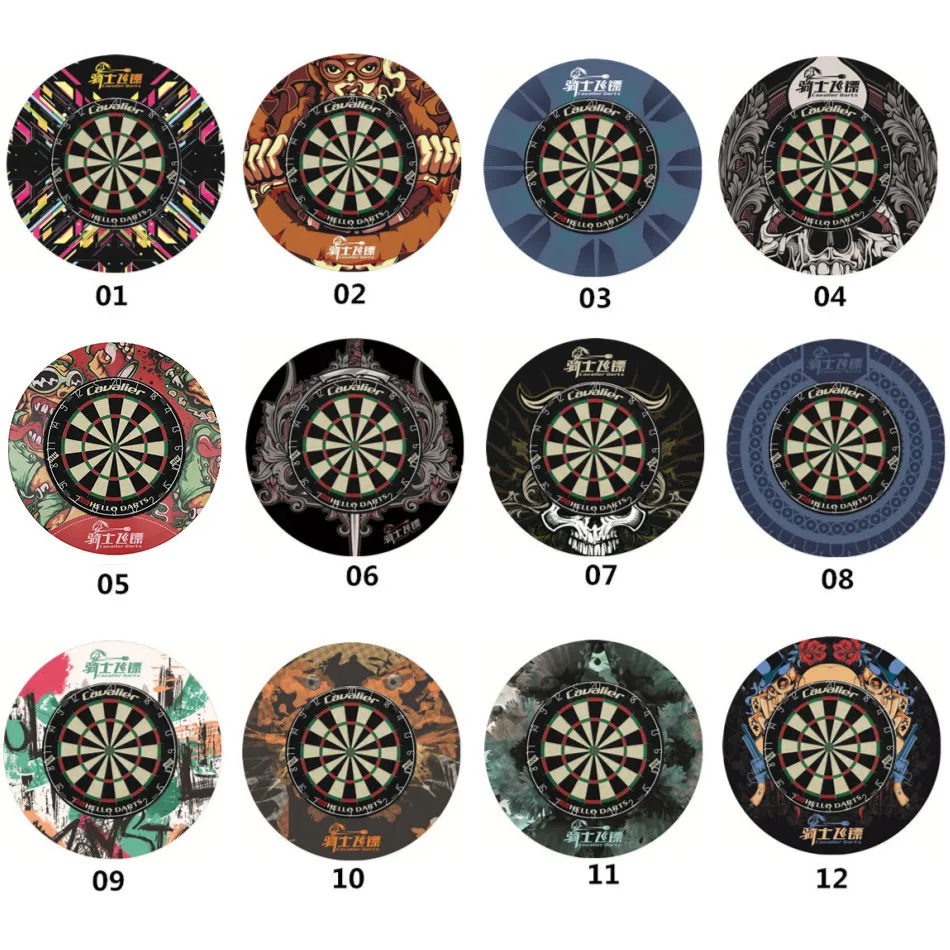 

Cavalier darts Knife Net Sisal 18-Inch Dartboard Dart Board Set Game Level with Protection Ring