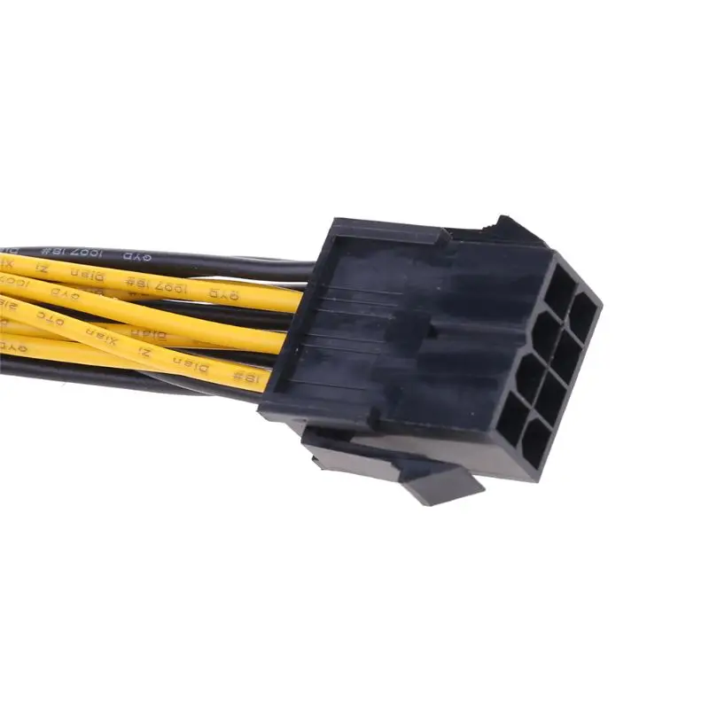 8 контактный разветвитель ЦП PCI E (6P + 2P) Кабель питания 25 см|Кабели передачи данных|