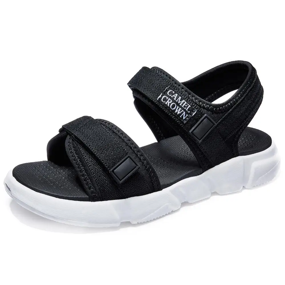K92620603Black CAMEL/Новинка; Летние повседневные пляжные мужские сандалии; удобные легкие сандалии двойного назначения; мужская обувь на плоской подошве - Цвет: K92620603Black