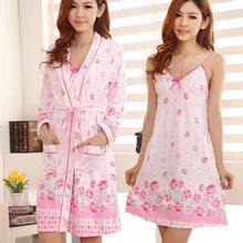 Новое поступление, модная сексуальная женская ночная рубашка, горячая Распродажа для девушек на лето, осенние пижамы, одежда для сна из двух частей AW4715