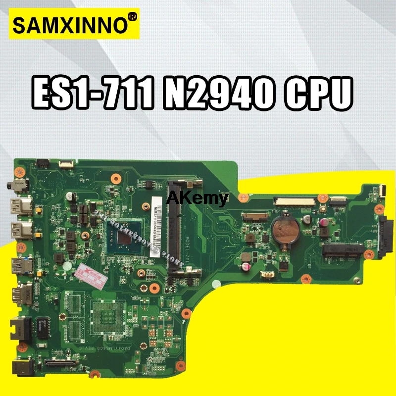 

For ACER ASPIRE ES1-711 Laptop motherboard NBMS211001 DDR3 Mainboard test good