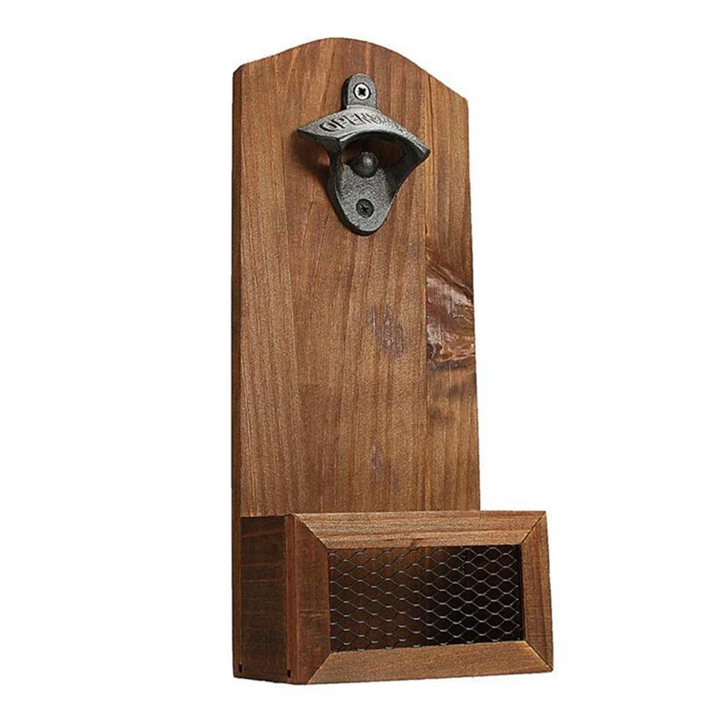 Multifunctional Practical Wooden Beer Wine Opener Tool Anti-rust Kit Gadget Kitchen Accessories | Дом и сад