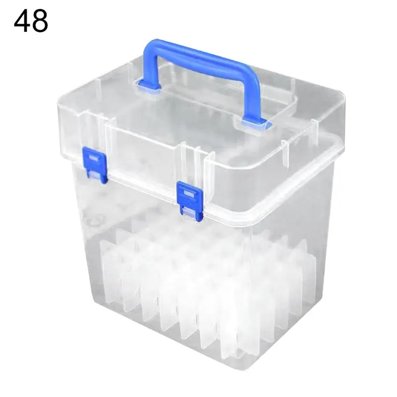 6 Portamatite Impilabili Traslucidi Con Maniglie - Scatole Organizer In Plastica Per Penne, Scuola, Ufficio E Casa - 3