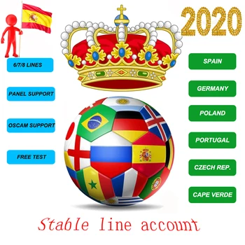

2020 Newest Full HD 1/2/3 Year Cccam Europa Spain Server stable 7 Lines Oscam Cline Reseller Panel free test
