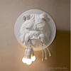 Animal Dog Resin Wall Lamps Living Room TV Wall Deco Corridor Home Decor Lighting Fixtures Designer Ktv Bulldog Wall Lights E27 2